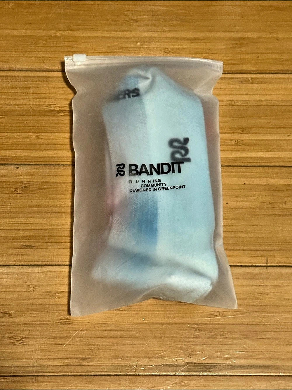 New Bandit Running Gradient Crew Socks Blue & Orange